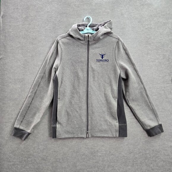 Lululemon‎ Women Jacket M Gray Torero Specialty Products Logo Embroidery - Picture 1 of 11